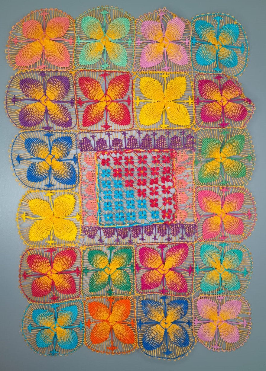 INDIVIDUAL RECTANGULAR DE ÑANDUTÍ (mediano)